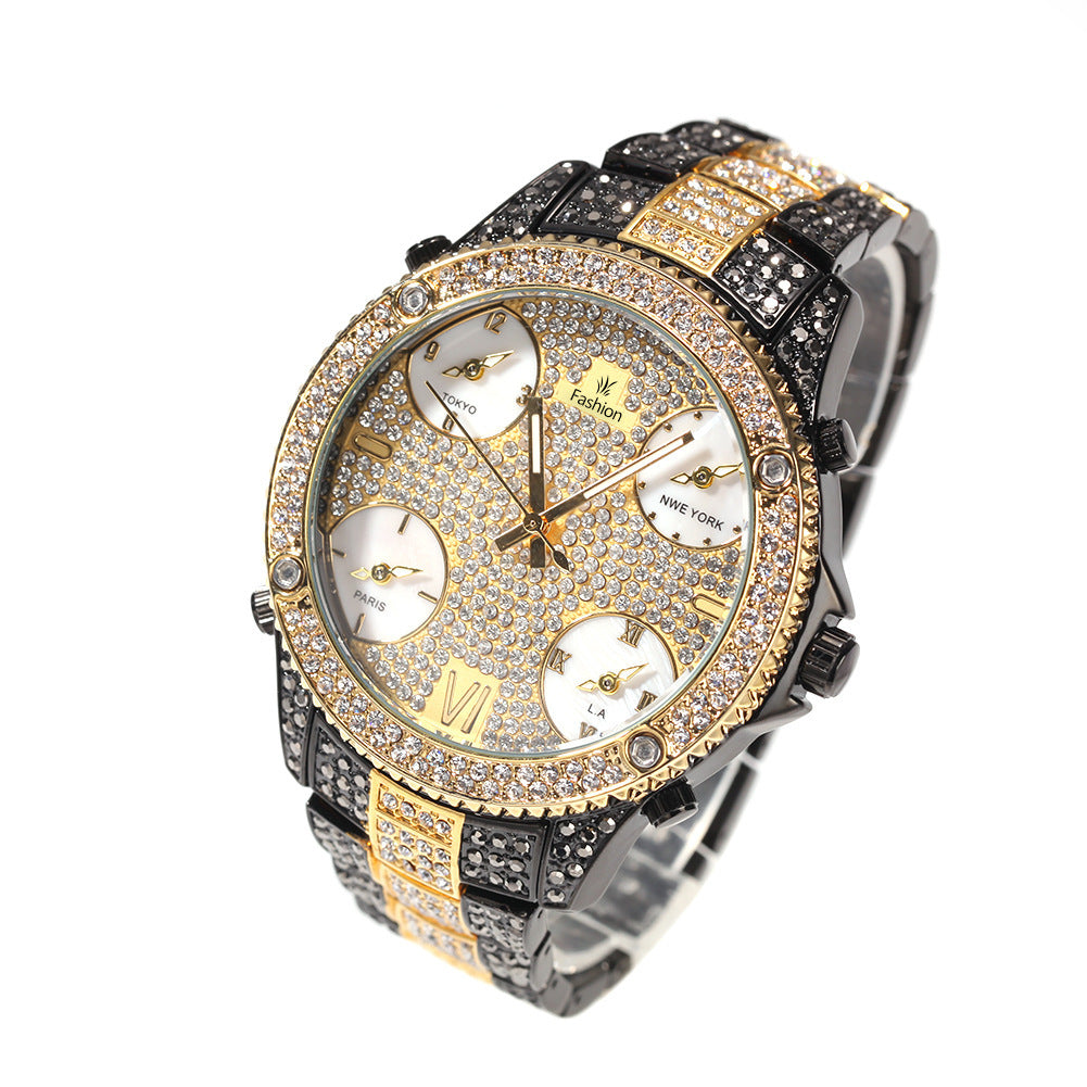 Diamond Hip-hop Men's Watches