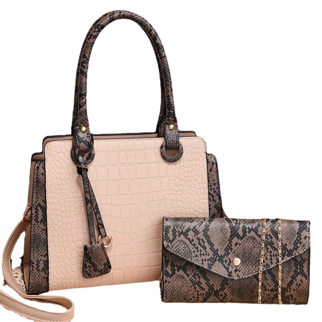 Stitching Fashion Combination Bag