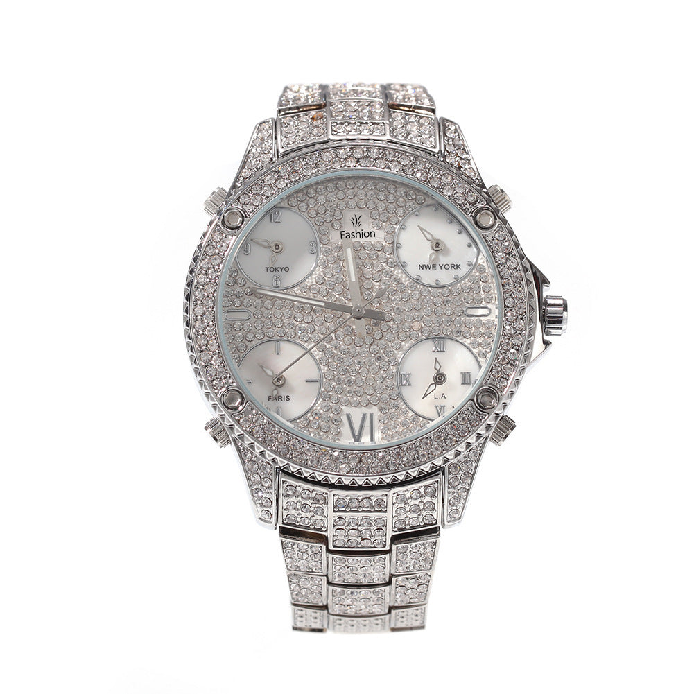Diamond Hip-hop Men's Watches