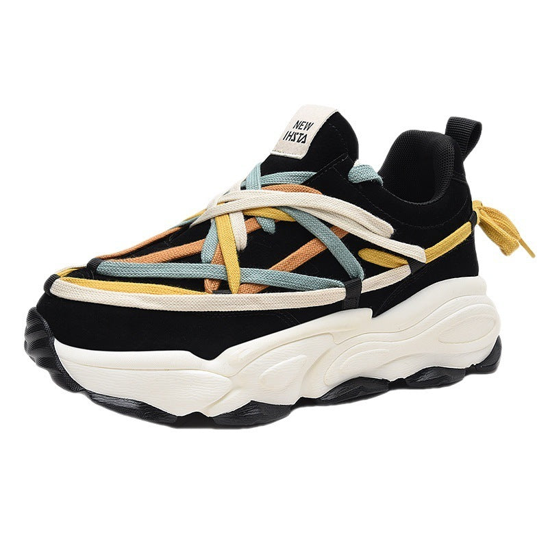 New Dad Shoes Ins Versatile Couple Sports Platform Increased By Retro Casual Shoes Niche