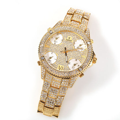 Diamond Hip-hop Men's Watches