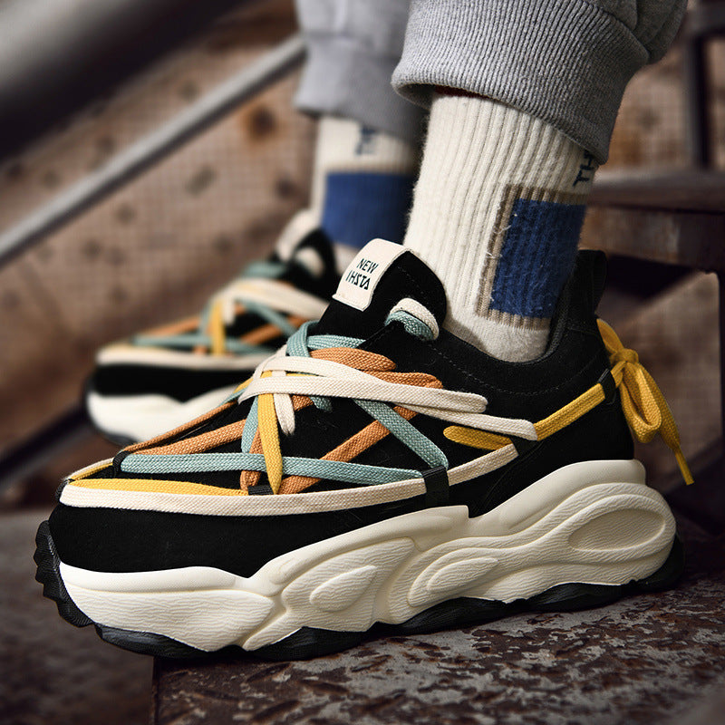 New Dad Shoes Ins Versatile Couple Sports Platform Increased By Retro Casual Shoes Niche