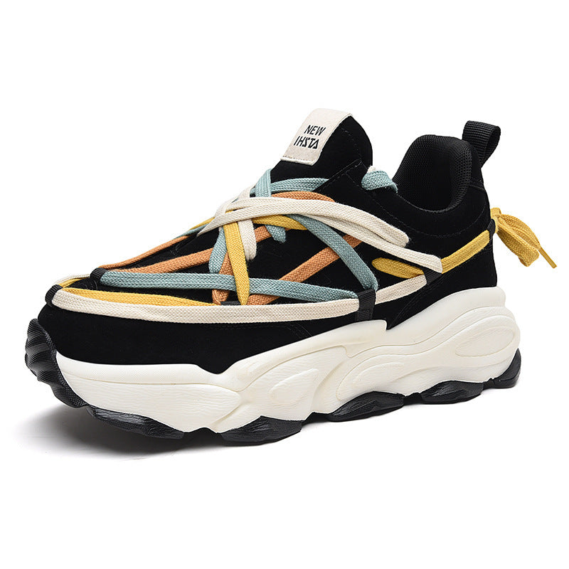 New Dad Shoes Ins Versatile Couple Sports Platform Increased By Retro Casual Shoes Niche