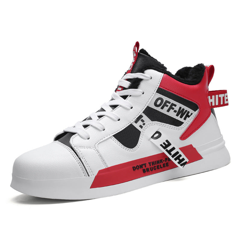 High Top Men's Shoes Youth Sneakers Winter Dad Shoes