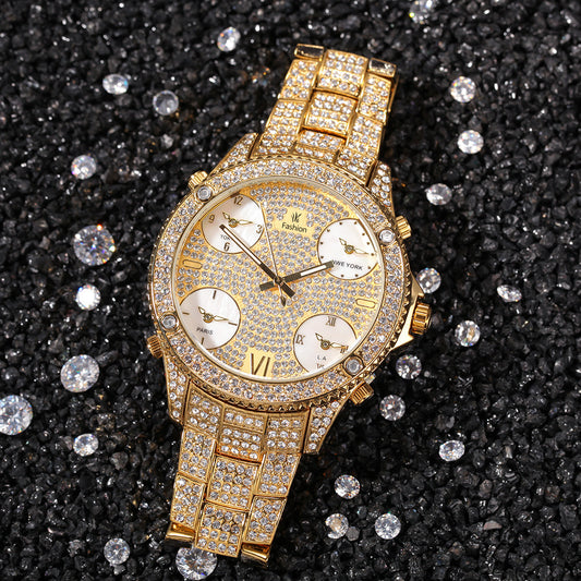 Diamond Hip-hop Men's Watches