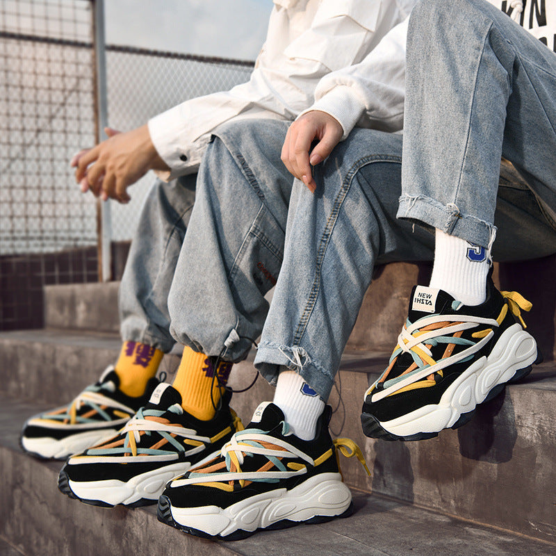 New Dad Shoes Ins Versatile Couple Sports Platform Increased By Retro Casual Shoes Niche