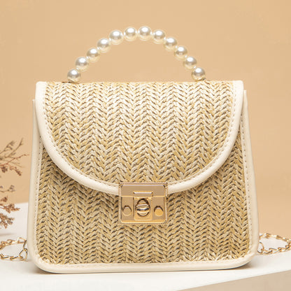 Vintage Tote Straw Bag Fashion Crossbody