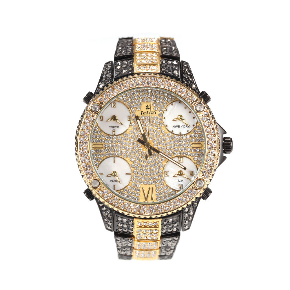 Diamond Hip-hop Men's Watches