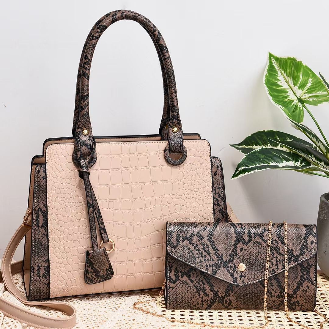 Stitching Fashion Combination Bag